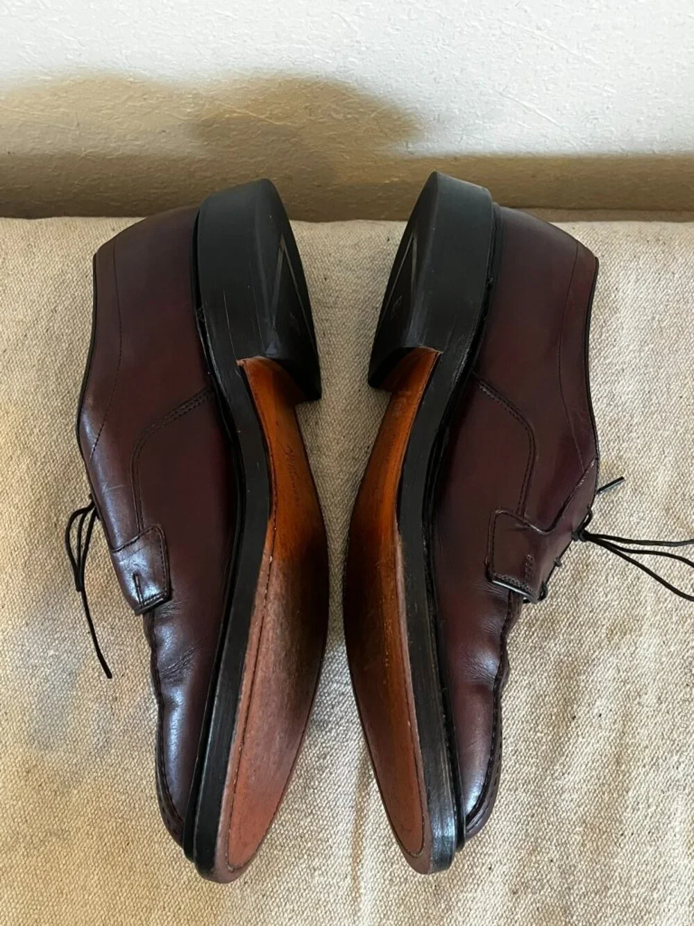 Allen Edmonds Men's Brown Hillcrest Leather Dress Office Shoes Sz 9.5